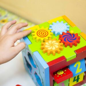 Cube d'Activités en Bois Montessori